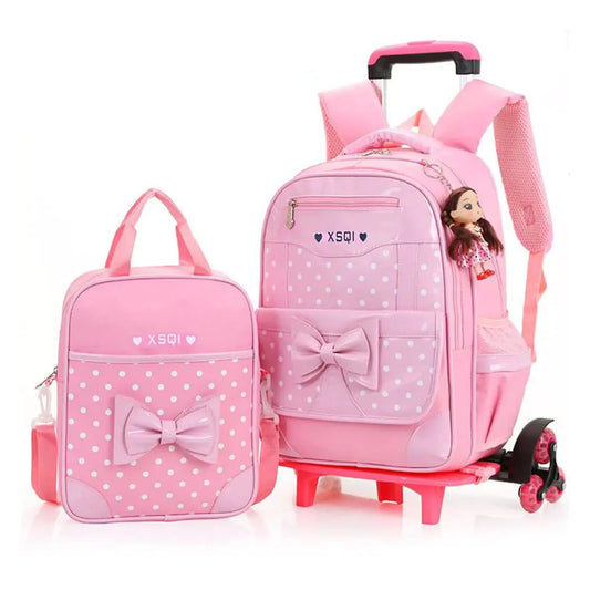Bowknot Trolley School Bag